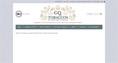 Desktop Screenshot of gqtobaccos.com